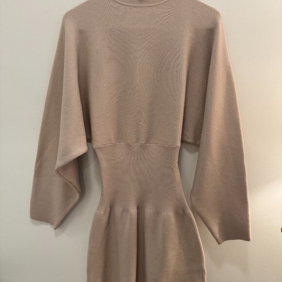 Zara High Neck Knit Mini Dress - Picture 6 of 7